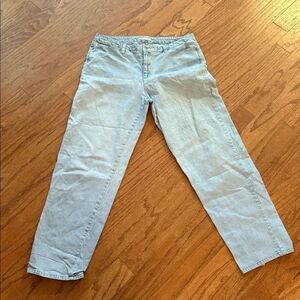Crazy Horse jeans, size 14, regular- wide leg- light color, jeans